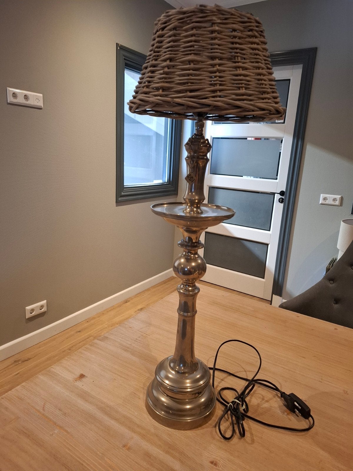 Riviera maison tafellamp, Ophalen, Riviera Maison, 80 cm, Zo goed als nieuw