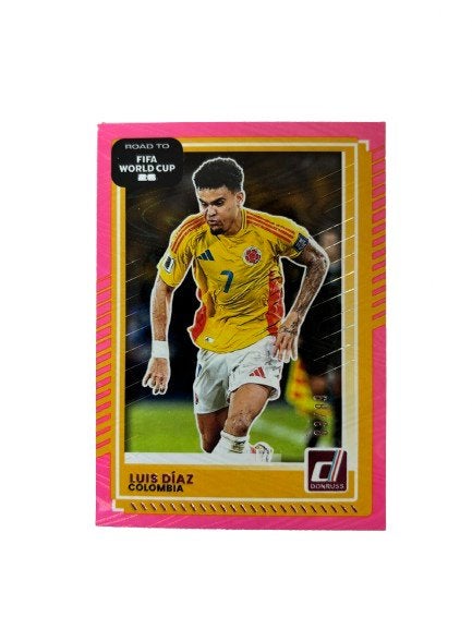 Luis Díaz Colombia Road to FIFA World Cup 26 Donruss kaart, Ophalen of Verzenden, Zo goed als nieuw, Losse kaart