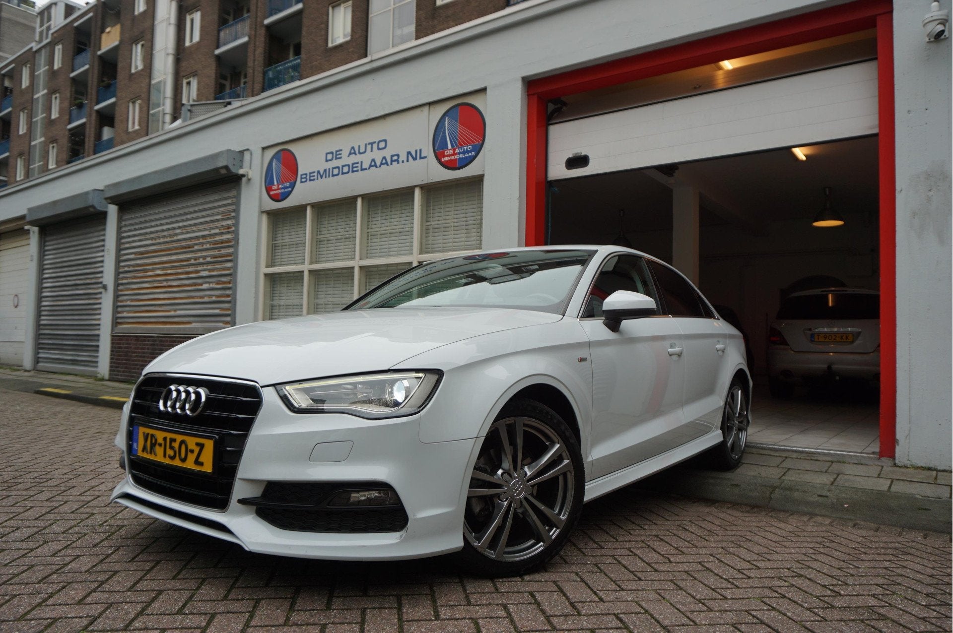 Audi A3 Limousine 1.4 TFSI CoD * S-Line S-Tronic Zeer Fraai, Auto's, Stof, Gebruikt, 4 cilinders, Wit