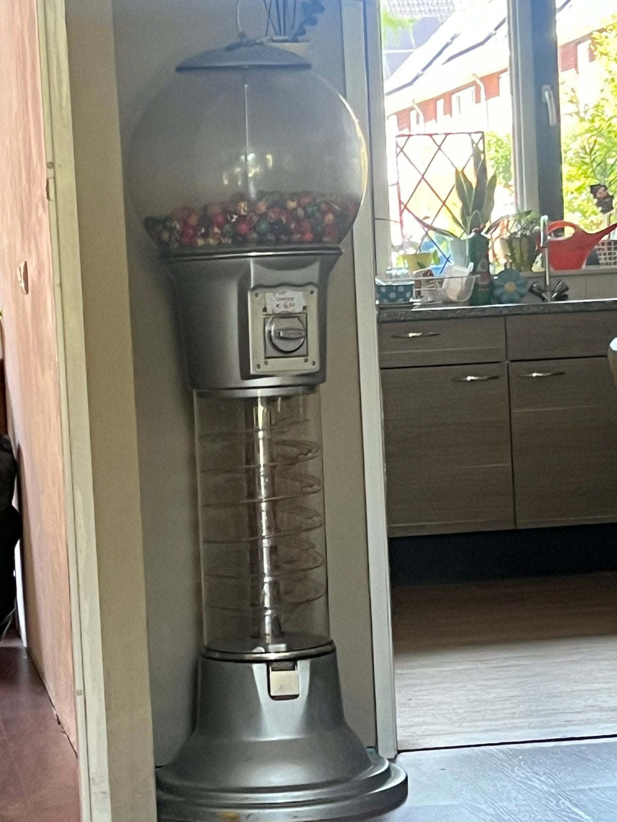 Spiraal vintage kauwgomballen automaat, Verzamelen, Automaten | Overige, Ophalen, Zo goed als nieuw