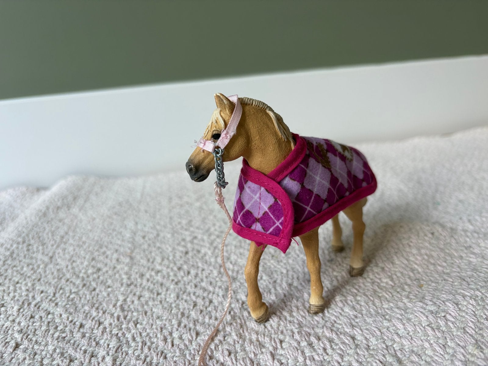 Schleich paard met deken en halster - Set 42431, Ophalen of Verzenden, Zo goed als nieuw