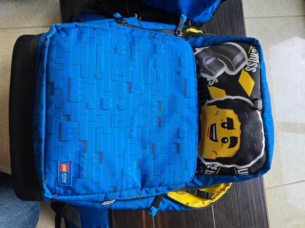 Lego City rugzak - Blauw, Ophalen of Verzenden, Zo goed als nieuw