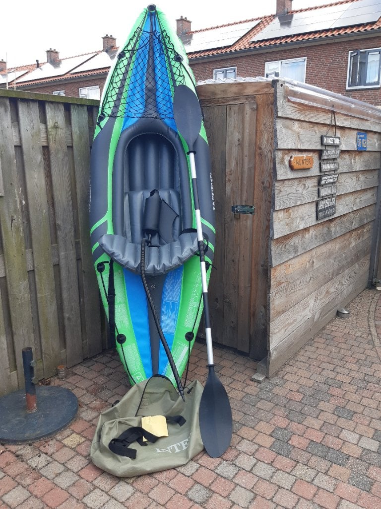 Opblaas kano, Watersport en Boten, Ophalen, Eén persoon, Overige typen, Zo goed als nieuw
