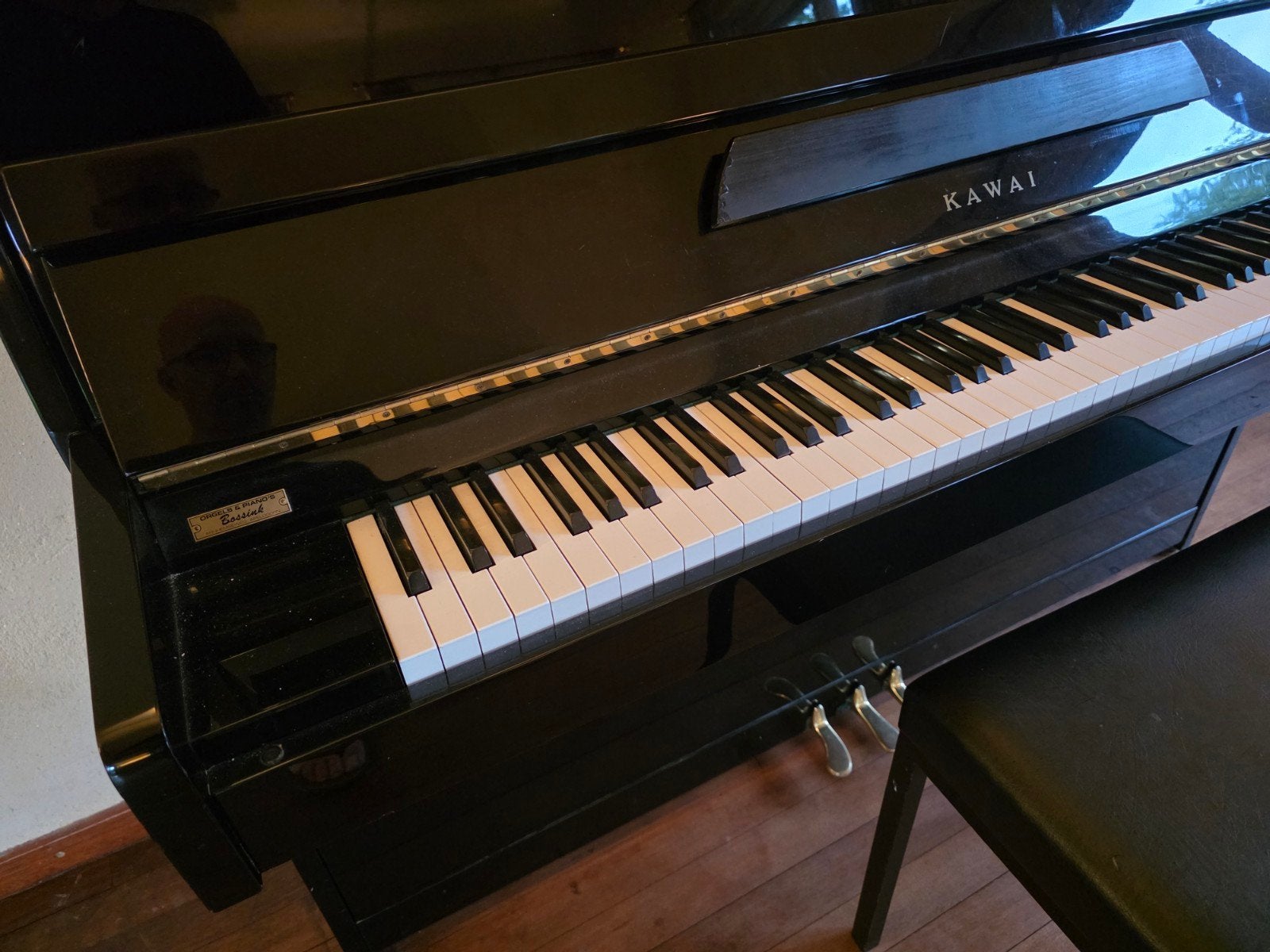 Kawai Piano Zwart Hoogglans - Zo goed als nieuw, Zwart, Ophalen of Verzenden, Zo goed als nieuw, Piano
