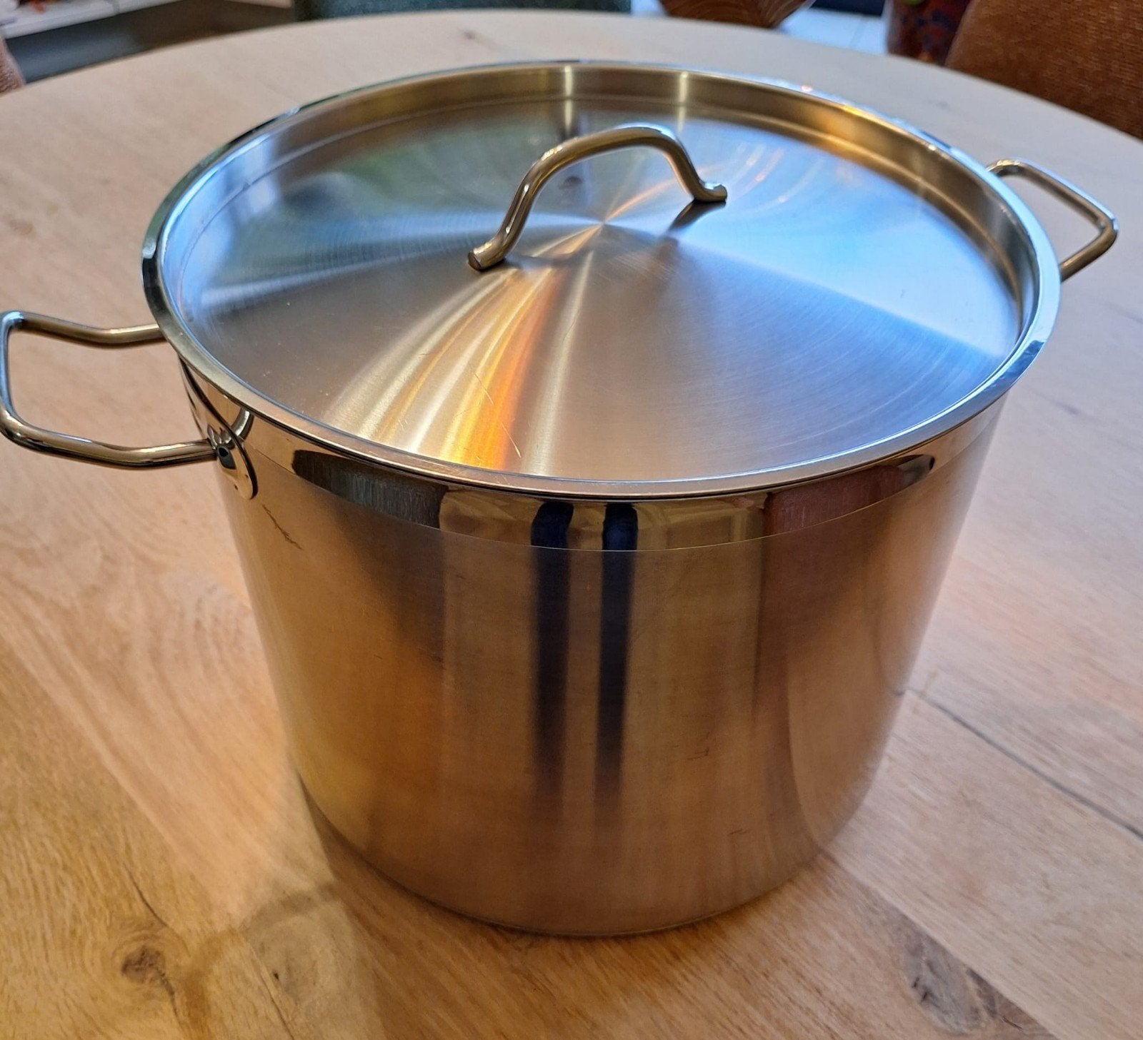 RVS bier brouw pan 20 liter, Huis en Inrichting, Ophalen, Gebruikt, Rvs, Kookpan