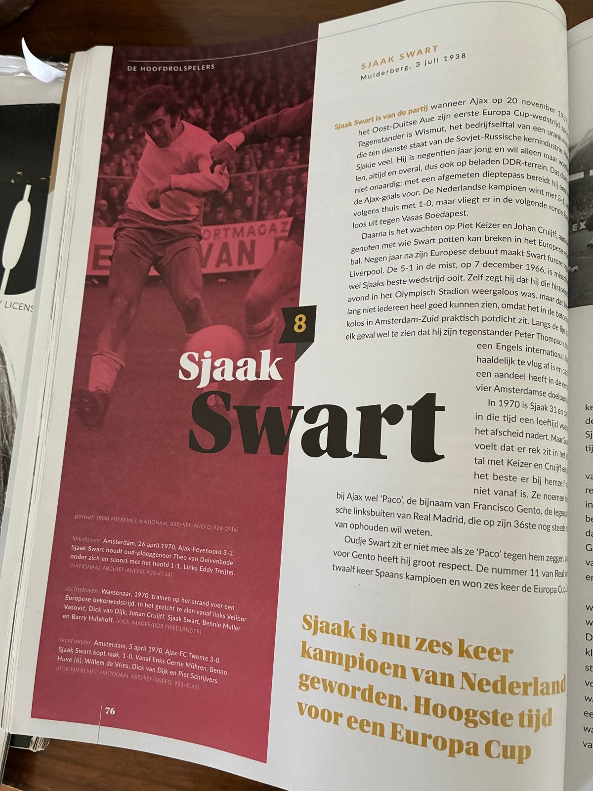 Ajax 1900 Magazine - Johan Cruijff 1947-2016, Ophalen of Verzenden, Zo goed als nieuw, Overige sporten