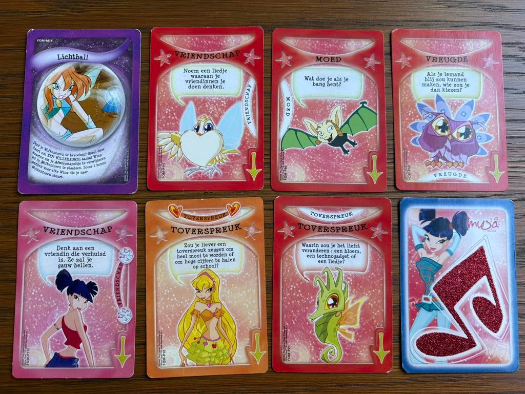 Winx club kaarten 2005, Ophalen of Verzenden, Gebruikt