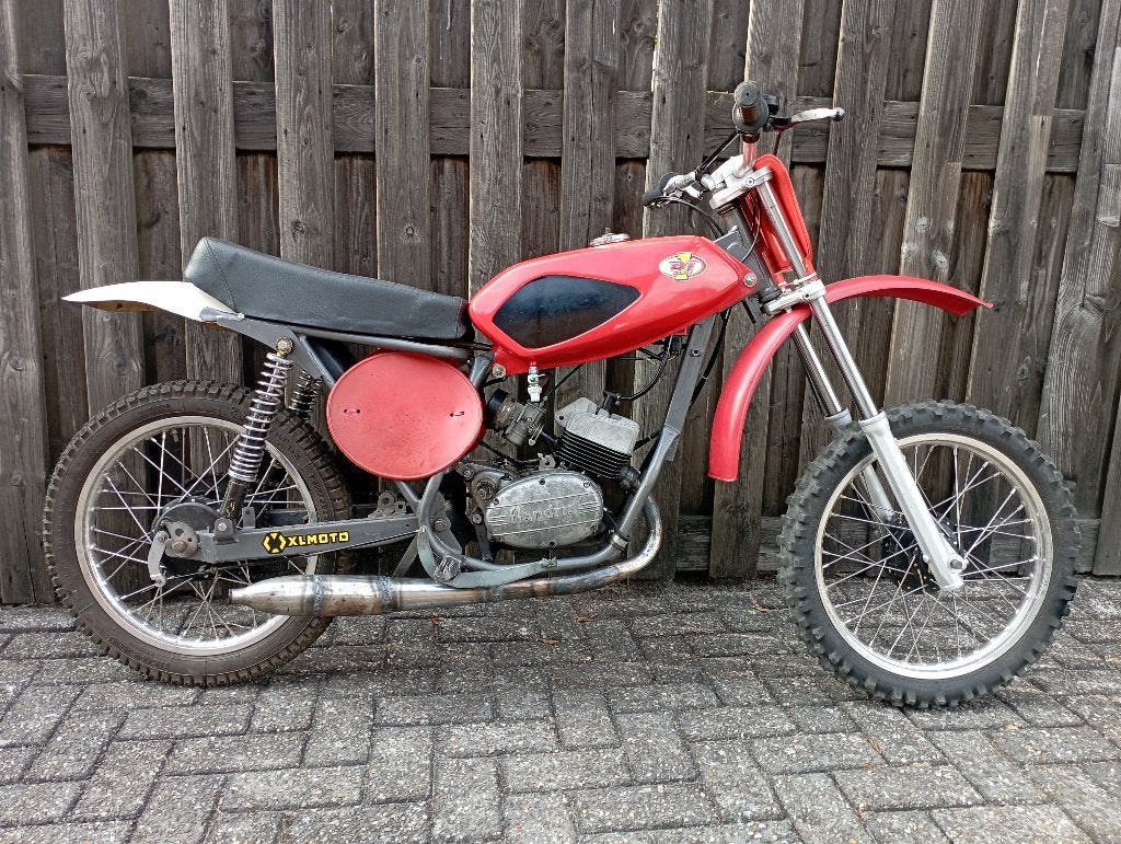 FLANDRIA CROSSBROMMER, Fietsen en Brommers, Brommers | Crossbrommers, Zo goed als nieuw, 50 cc, 3 versnellingen, Ophalen
