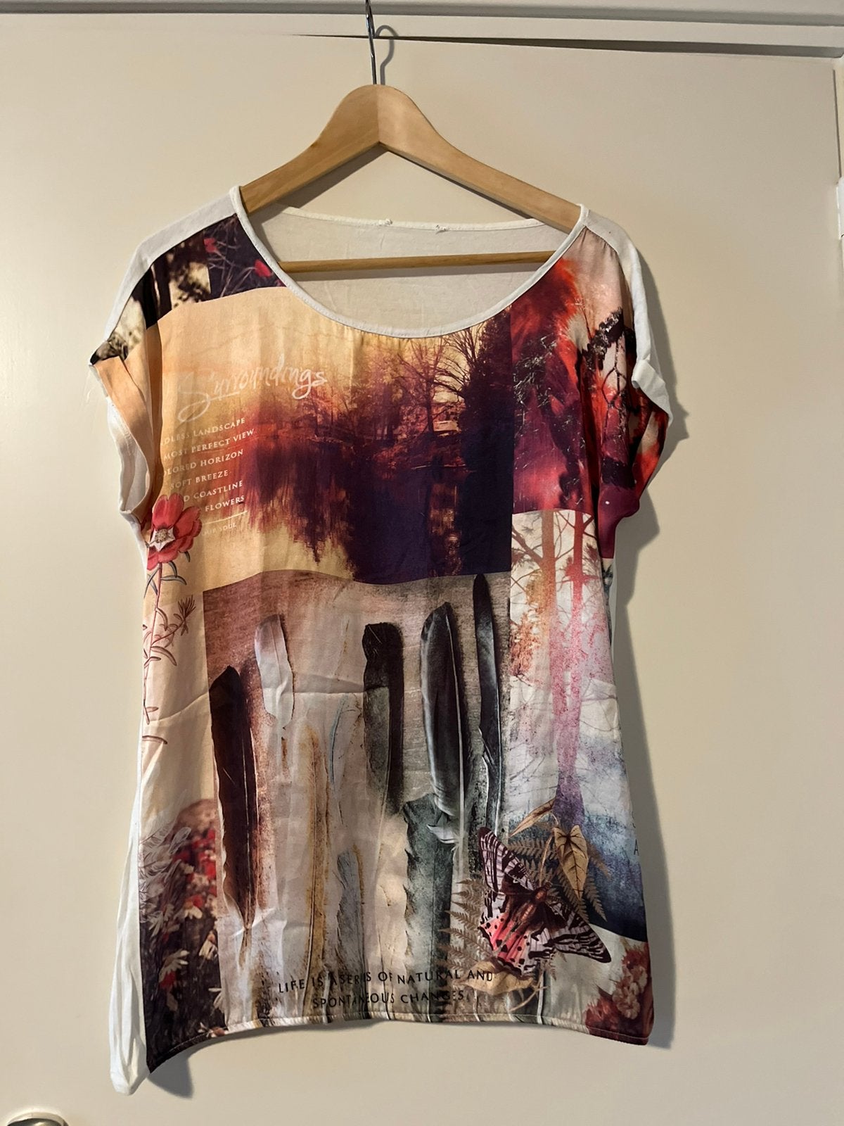 Shirt dames maat L zgan, Ophalen of Verzenden, Zo goed als nieuw, Korte mouw