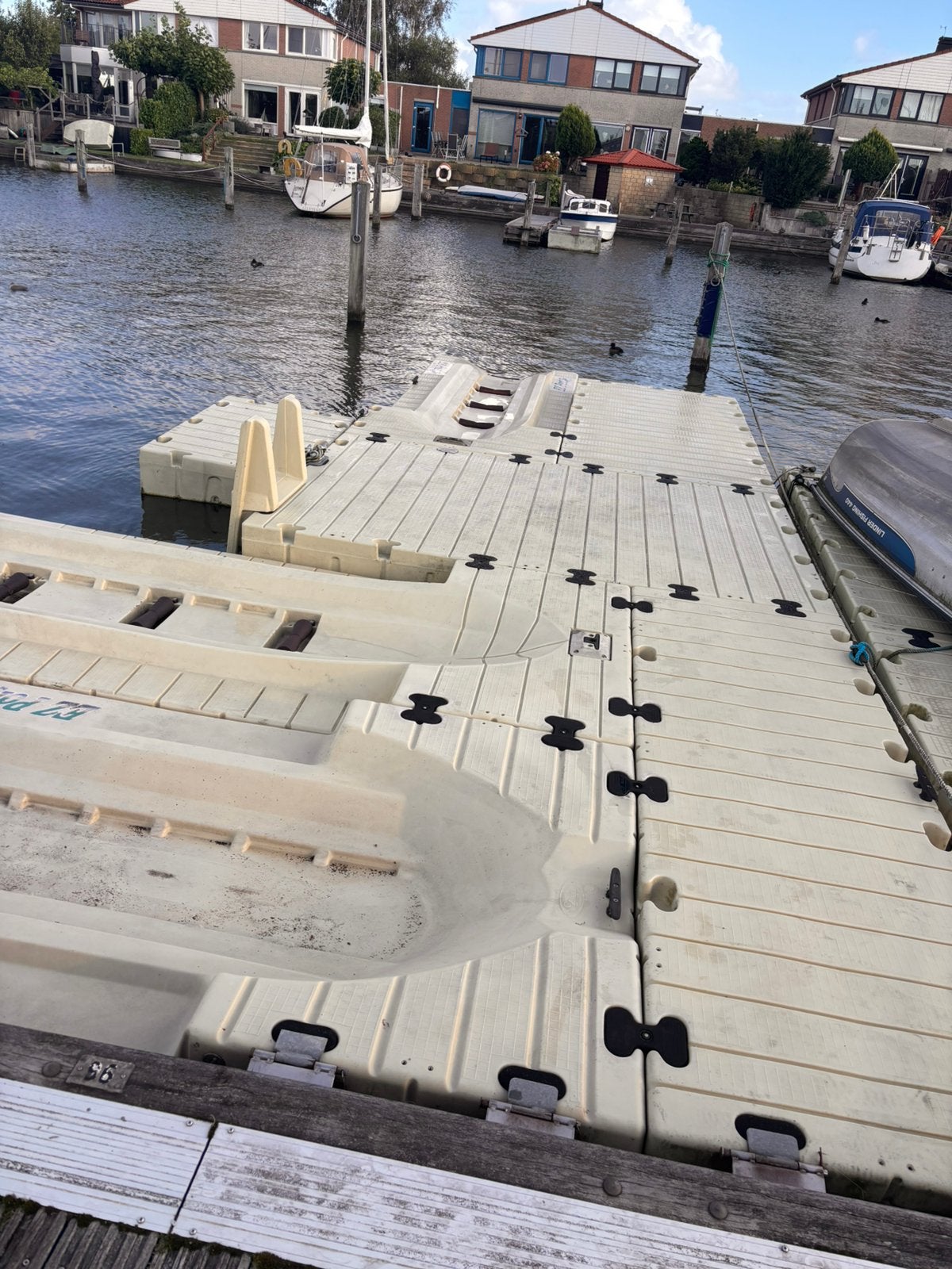 Ponton voor boot of water scooter, Ophalen, Gebruikt