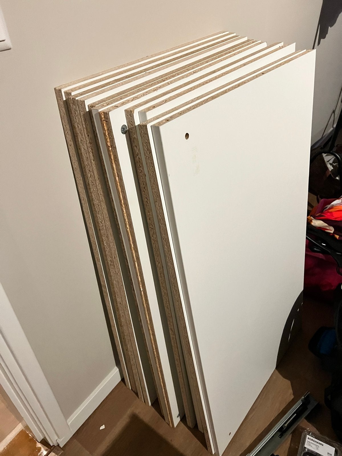 7 IKEA planken voor kast van 1 meter breed, Ophalen of Verzenden, Gebruikt
