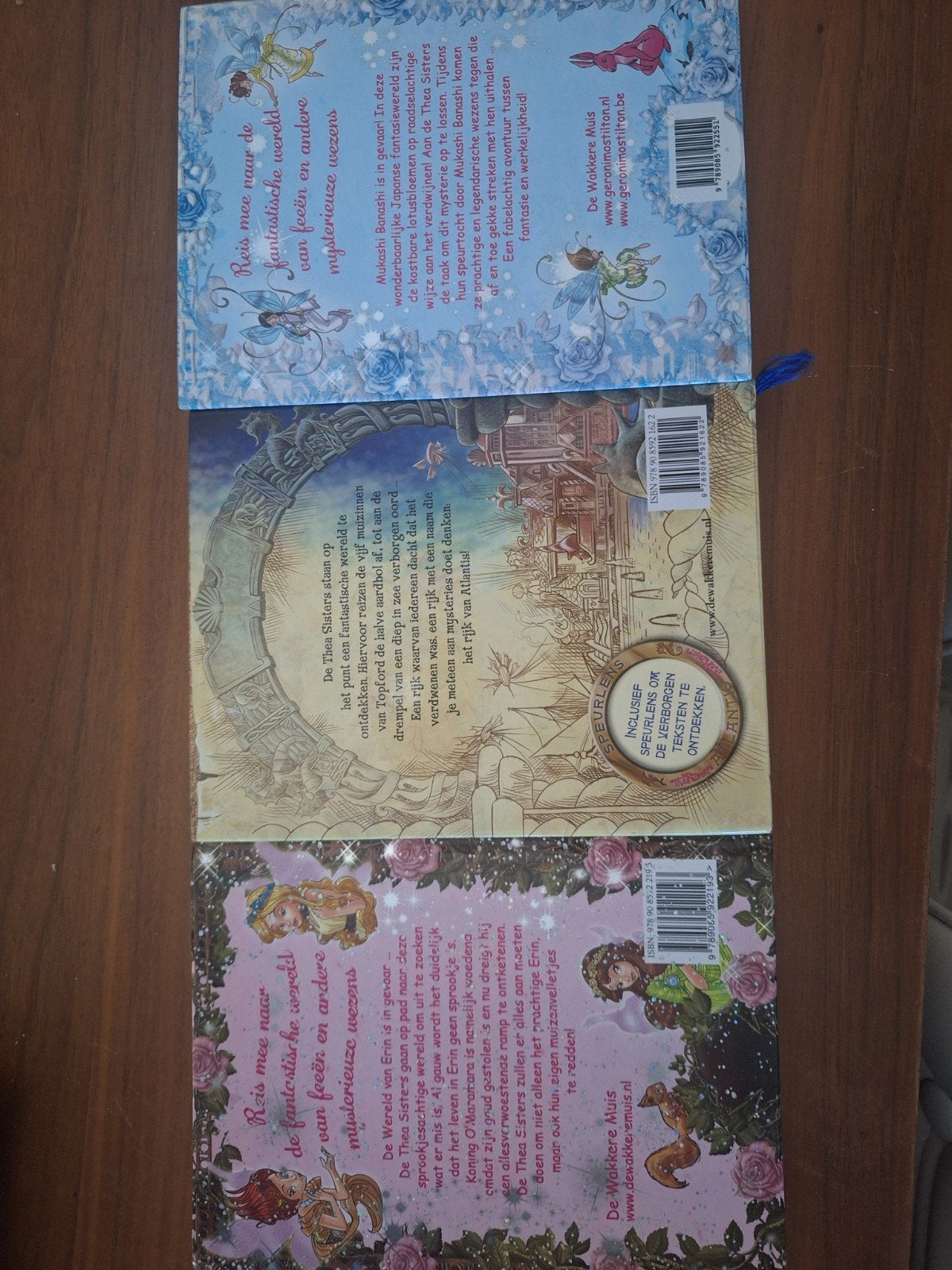 Thea Stilton boeken: De Zeven Rozen (3 stuks), Ophalen of Verzenden, Gelezen, Thea Stilton, Fictie