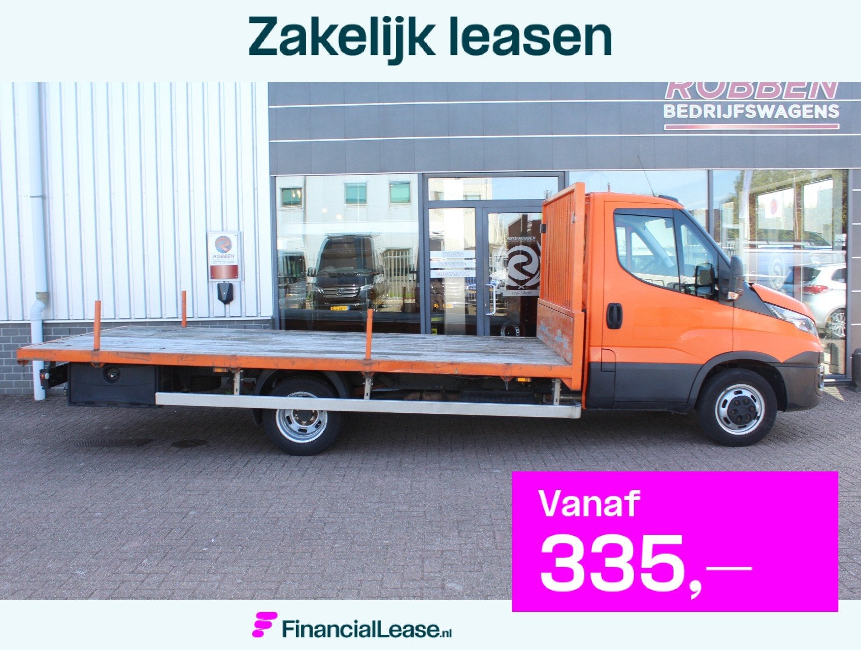 Iveco Daily 35C18 3.0 375 Open Laadbak Dubbellucht Trekhaak, Dealer onderhouden, Achterwielaandrijving, Gebruikt, 179 pk