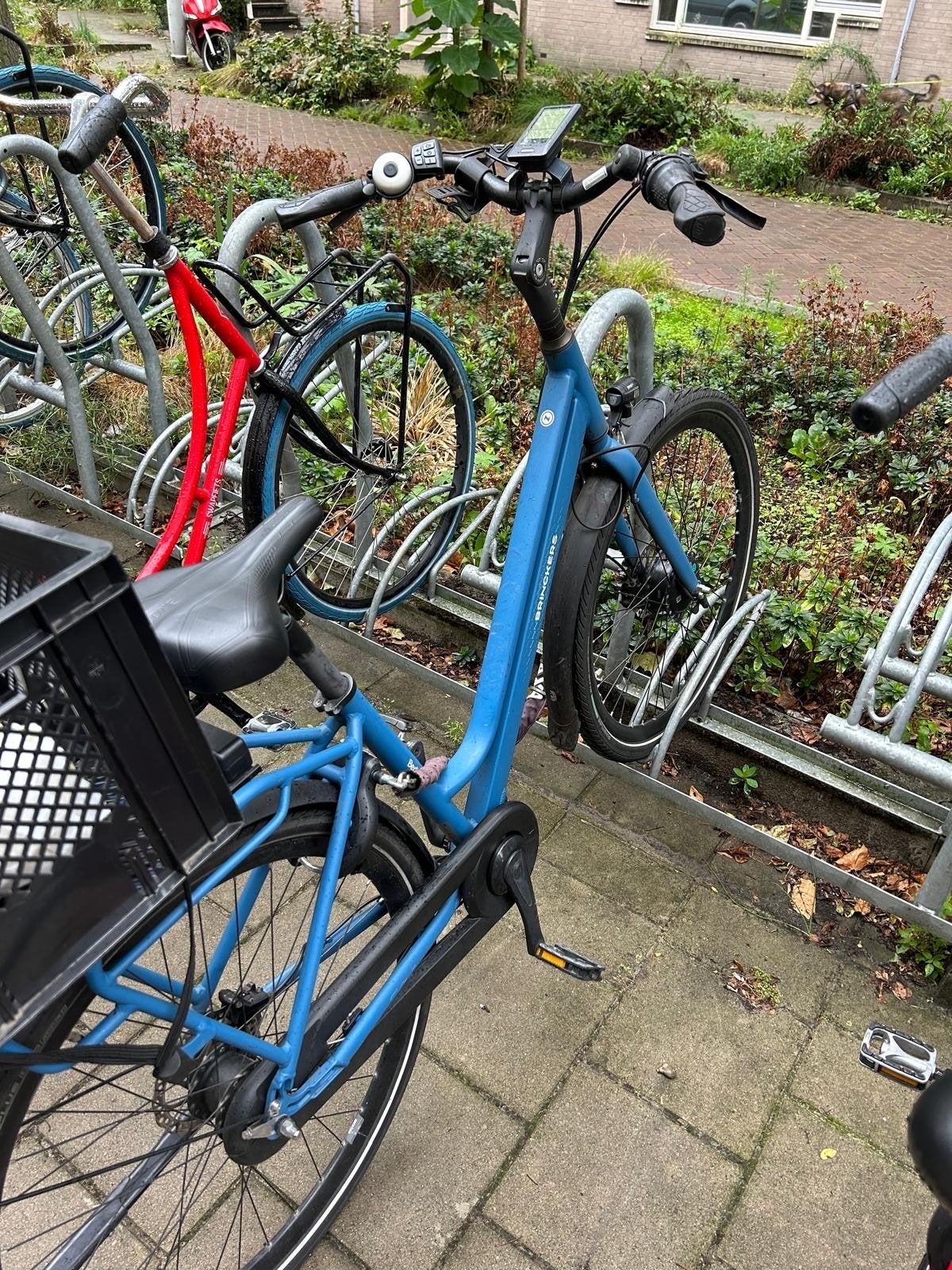 Brinckers elektrische fiets - Blauw - Gebruikt, Fietsen en Brommers, Elektrische fietsen, Ophalen, Gebruikt, Brinckers, 51 tot 55 cm