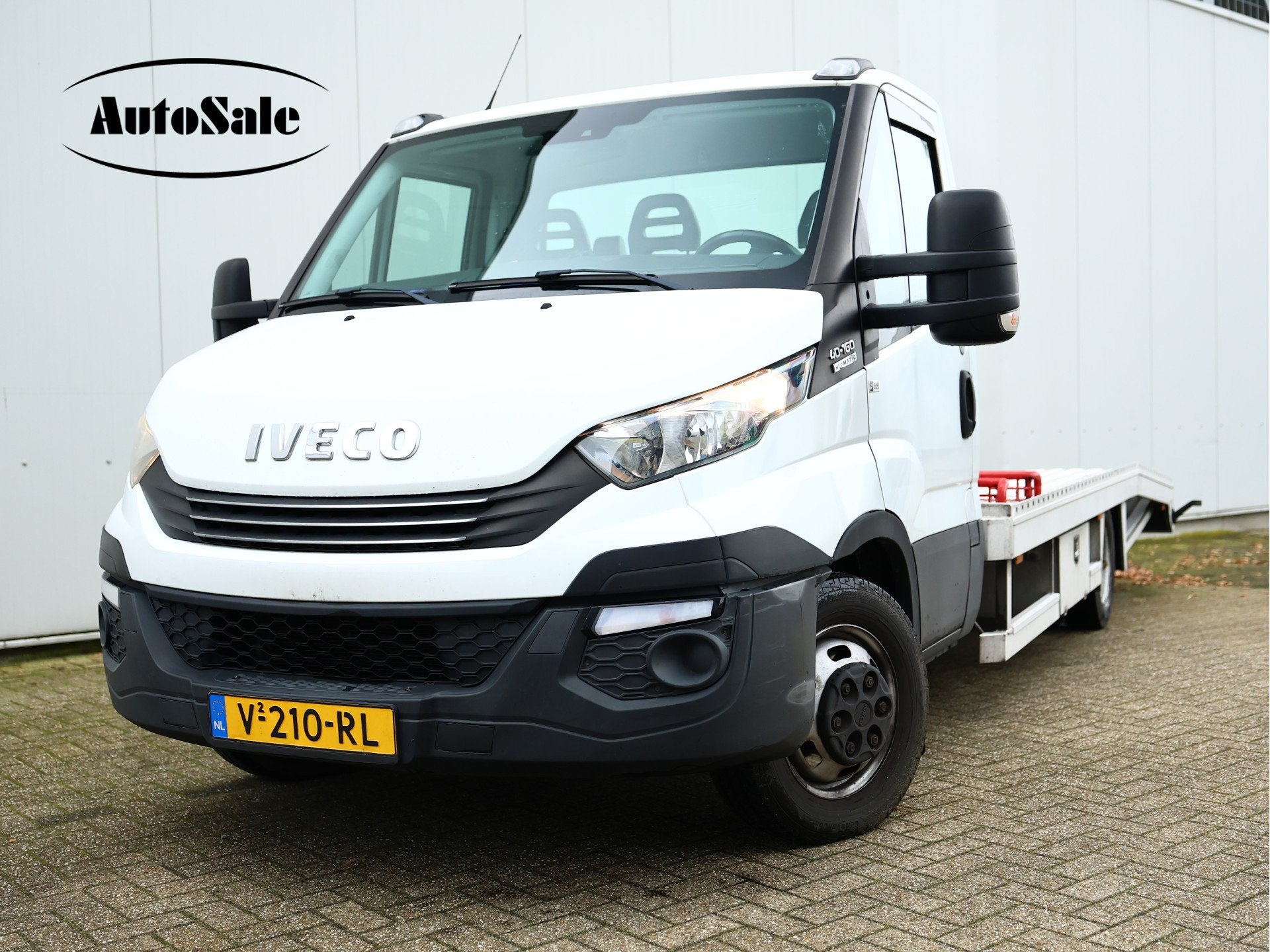 Iveco Daily 40C16 Tijhof Oprijwagen AUTOMAAT AIRCO 2018 EX B, Auto's, Bestelauto's, Gebruikt, Euro 6, Iveco, Metallic lak