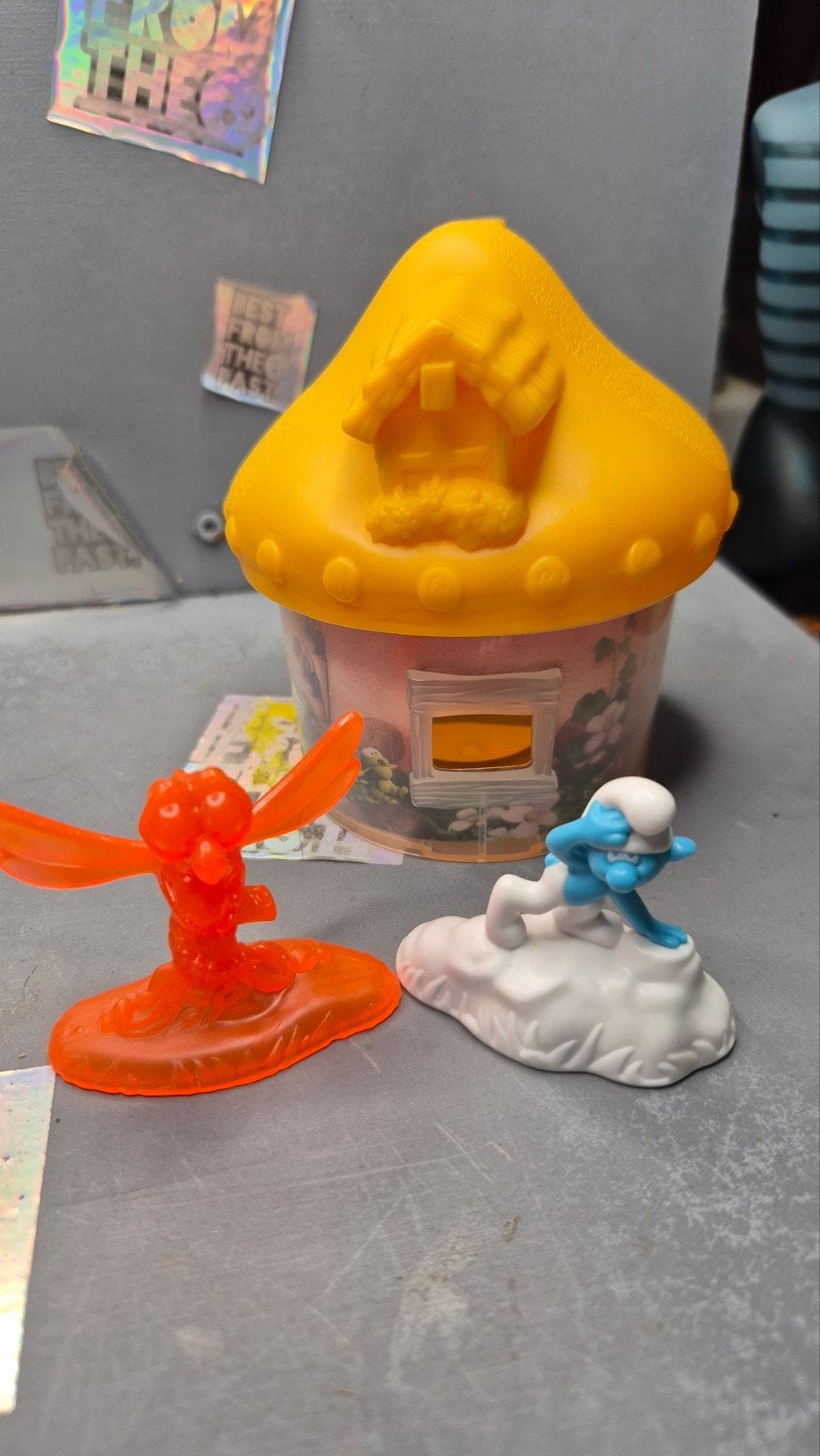 McDonald's Happy Meal Speeltje: Smurf en Vliegje, Ophalen of Verzenden
