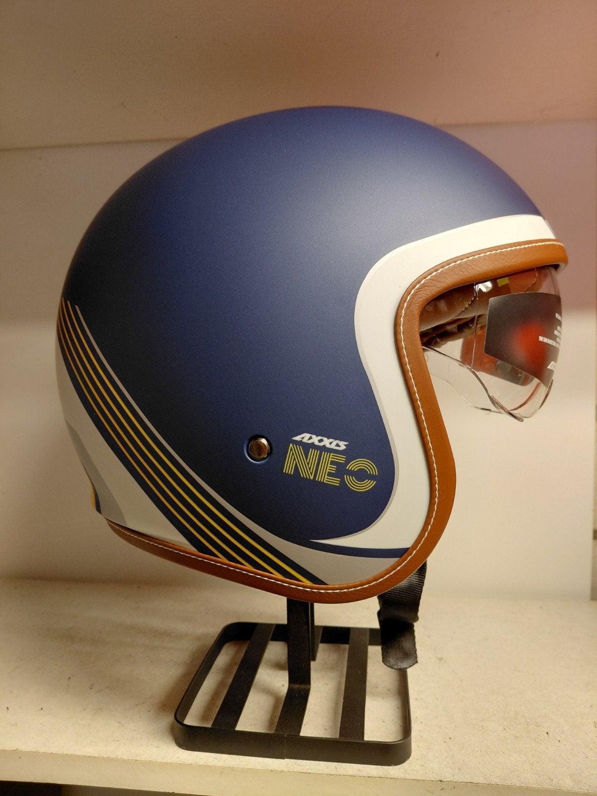 Nieuwe helm met intern vizier maat L, Dames, Jethelm, Ophalen of Verzenden, L