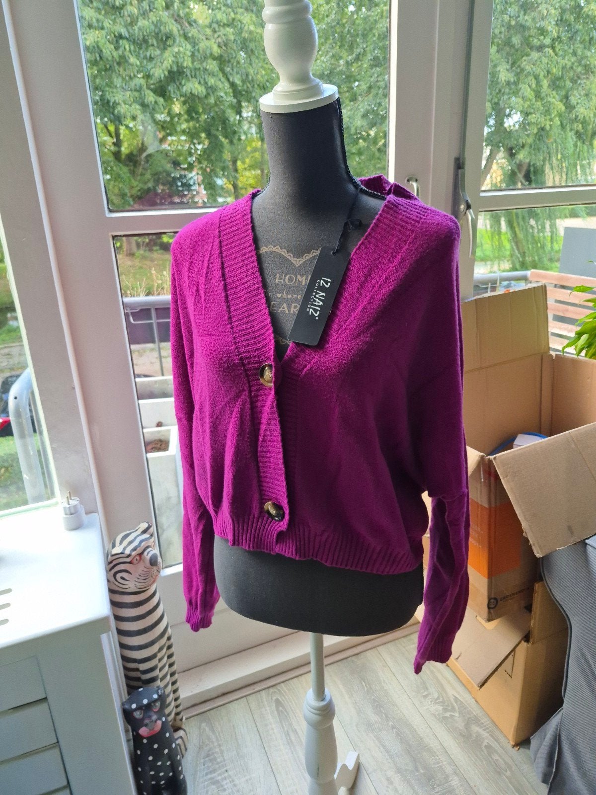 IZ NAIZ COLLECTION vest fuchsia L/XL, Kleding | Dames, Maat 42/44 (L), Nieuw, Roze, IZ NAIZ COLLECTION