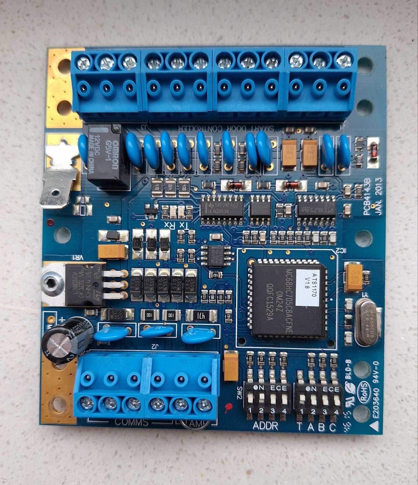 ATS1170 V1.8 Interlogics smart door controller print.
Meerde, Ophalen of Verzenden, Detector, Sensor of Melder, Overige soorten
