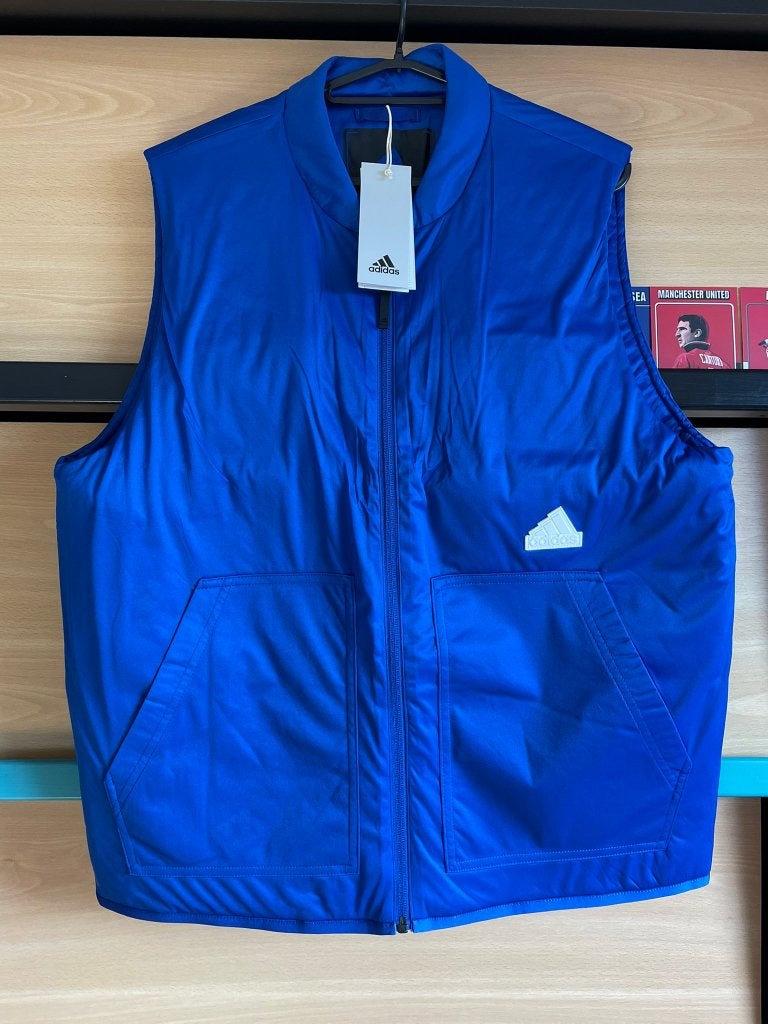 Adidas Bodywarmer Puffer Blauw Nieuw Maat S, Blauw, Nieuw, Ophalen of Verzenden, Adidas
