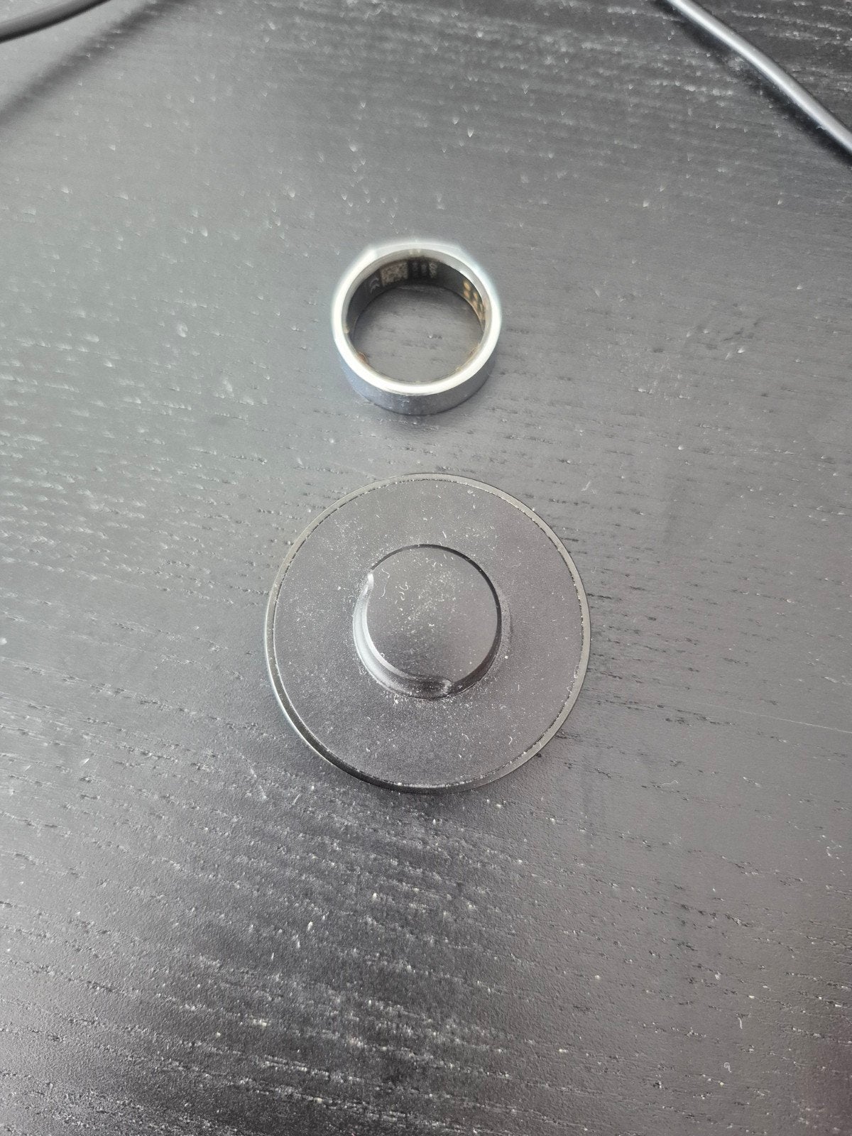 Oura Ring Gen 3 Zilver - Maat 12, Overige materialen, Ophalen of Verzenden, Zo goed als nieuw, Dame of Heer