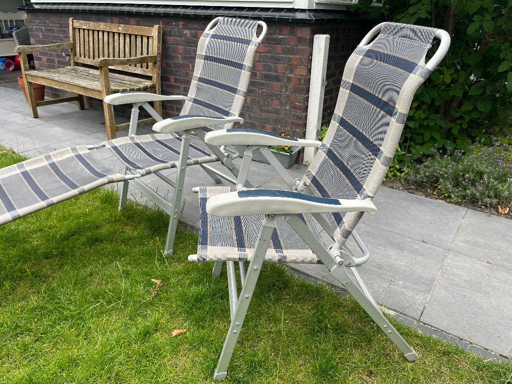 Kampeerstoelen, Caravans en Kamperen, Kampeermeubelen, Ophalen, Gebruikt, Campingstoel