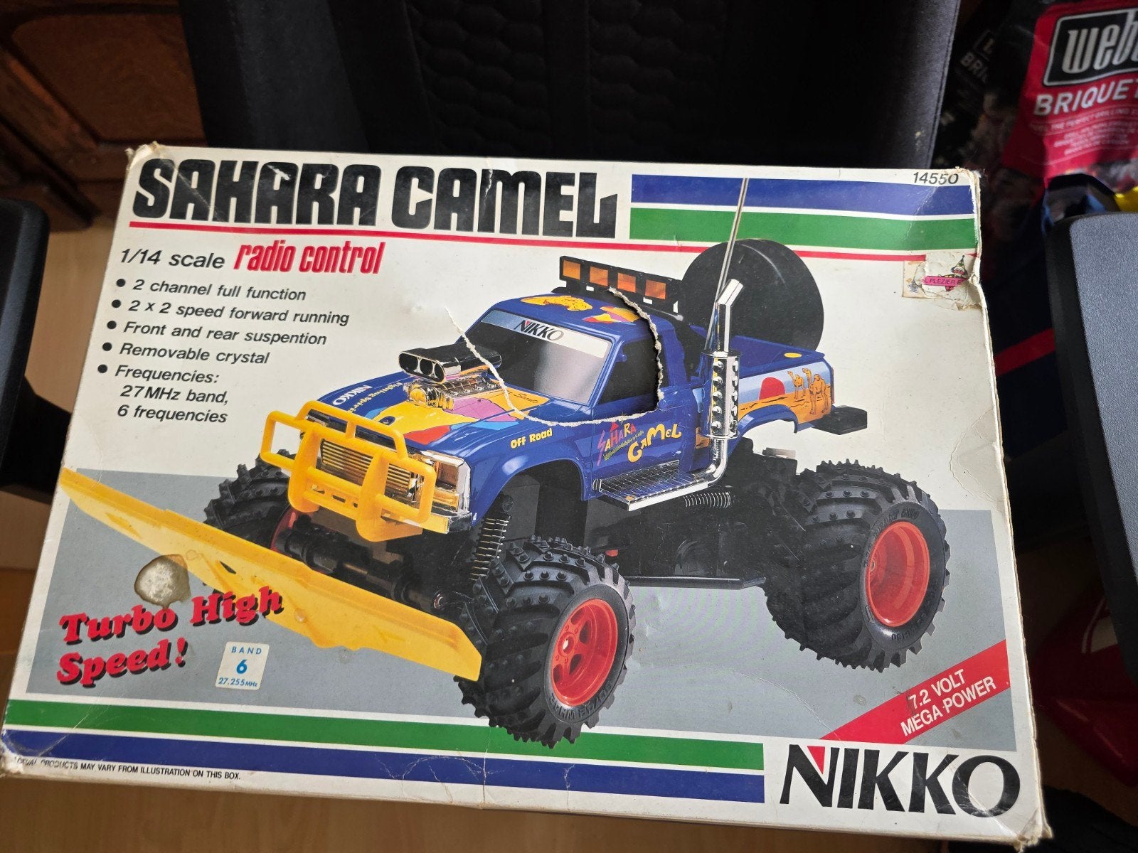 Nikko Sahara Camel RC auto 1:14 - Voor de verzamelaar, Hobby en Vrije tijd, Modelbouw | Radiografisch | Auto's, Gebruikt, Auto offroad