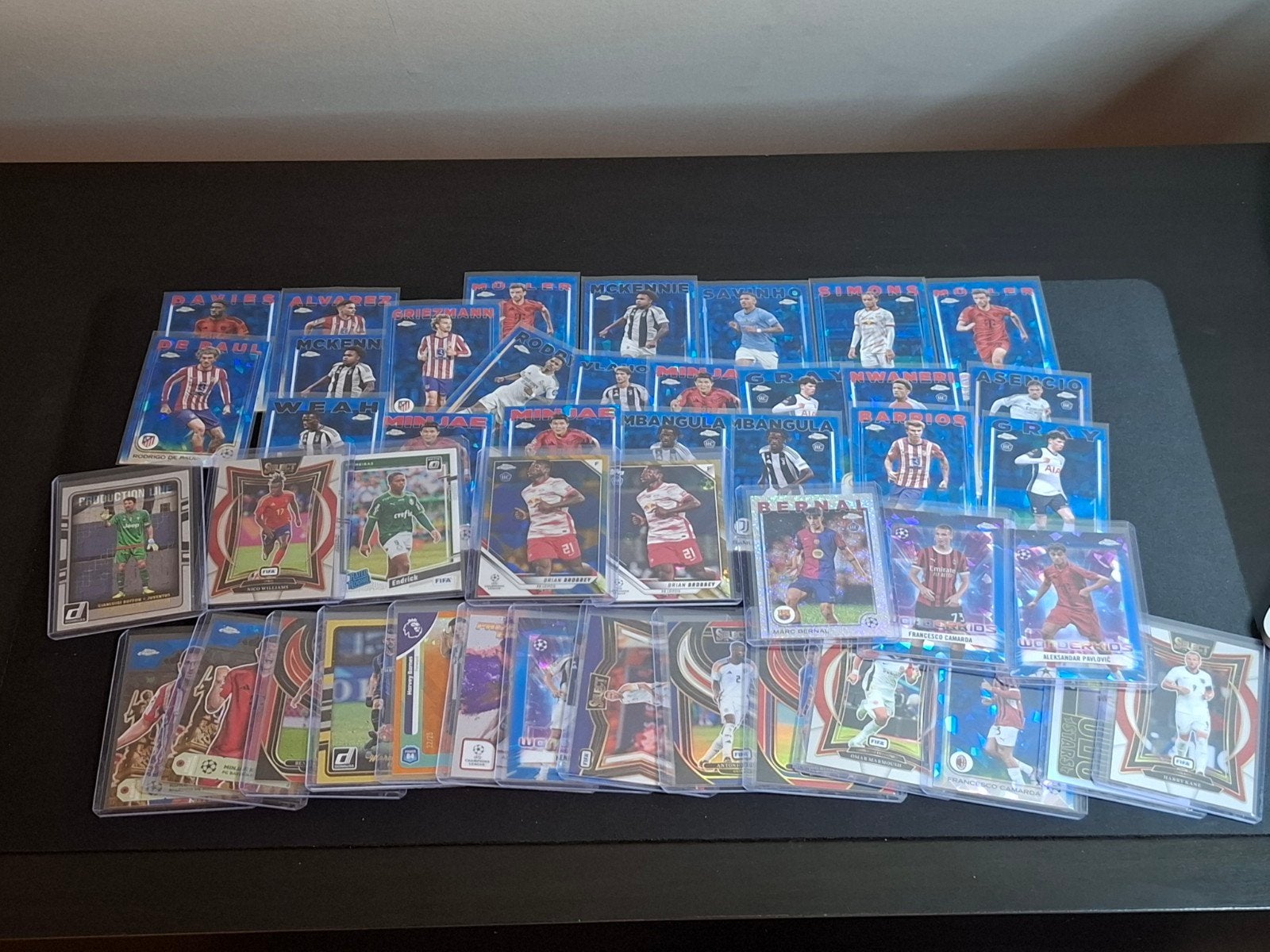 Topps / Panini Voetbal Verzameling - Diverse Sets Unnumbered, Ophalen of Verzenden, Zo goed als nieuw, Buitenlandse clubs, Spelerskaart