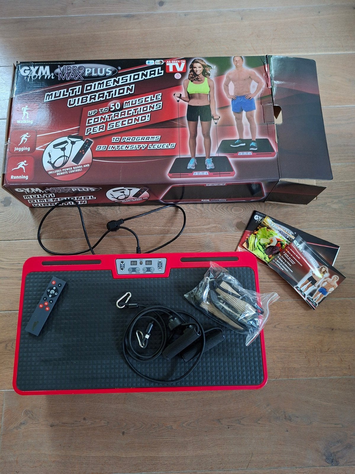Gymform Vibro Max Plus Trilplaat - Zo goed als nieuw, Sport en Fitness, Ophalen, Trilplaat, Zo goed als nieuw, Benen