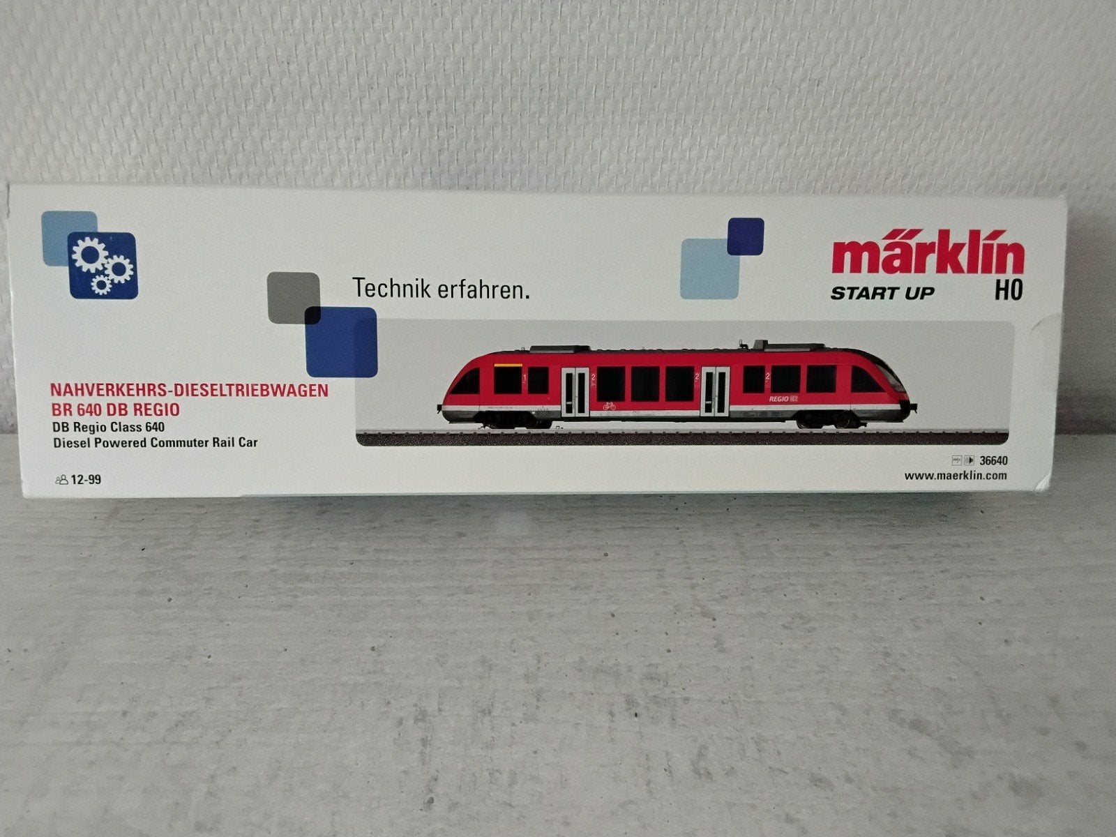 Marklin H0 36640 BR 640 (LINT27) digitaal full sound, Wisselstroom, Locomotief, Ophalen of Verzenden, Zo goed als nieuw