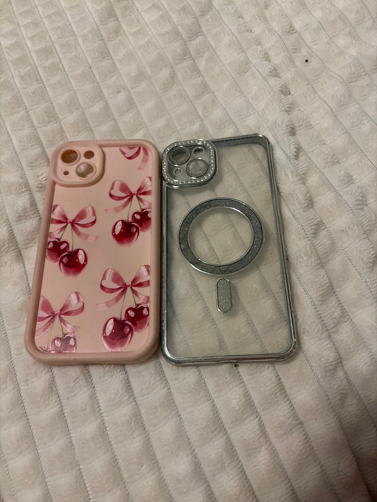 Telefoonhoesjes voor iPhone 14 Plus- Roze en Transparant, Ophalen of Verzenden, Zo goed als nieuw, Bescherming, Apple