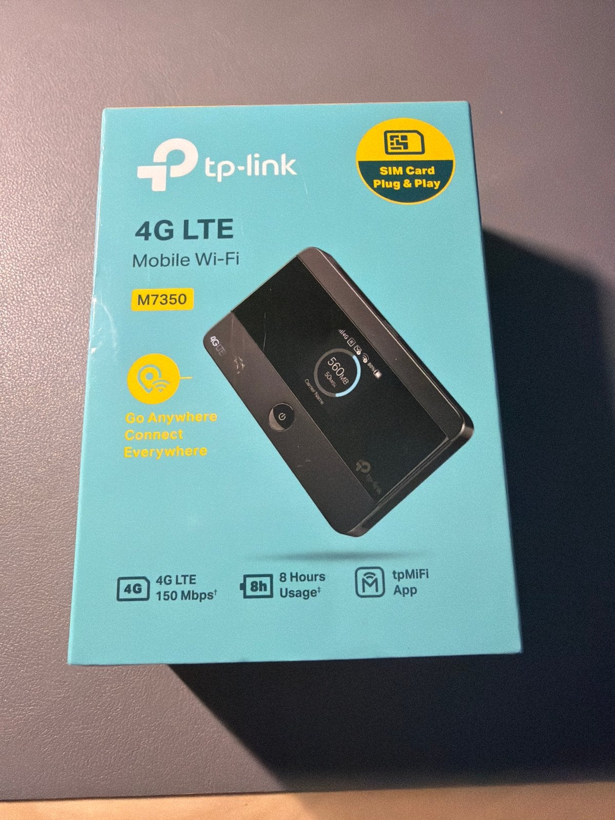 TP-Link M7350 4G LTE Mobiele Wi-Fi Router, Ophalen of Verzenden, Zo goed als nieuw, Router