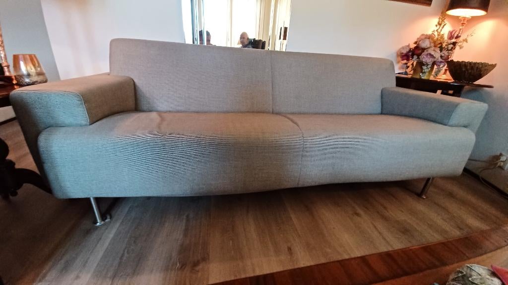 Bankstel, Huis en Inrichting, Banken | Bankstellen, Ophalen, Gebruikt, Minder dan 75 cm, Driepersoons