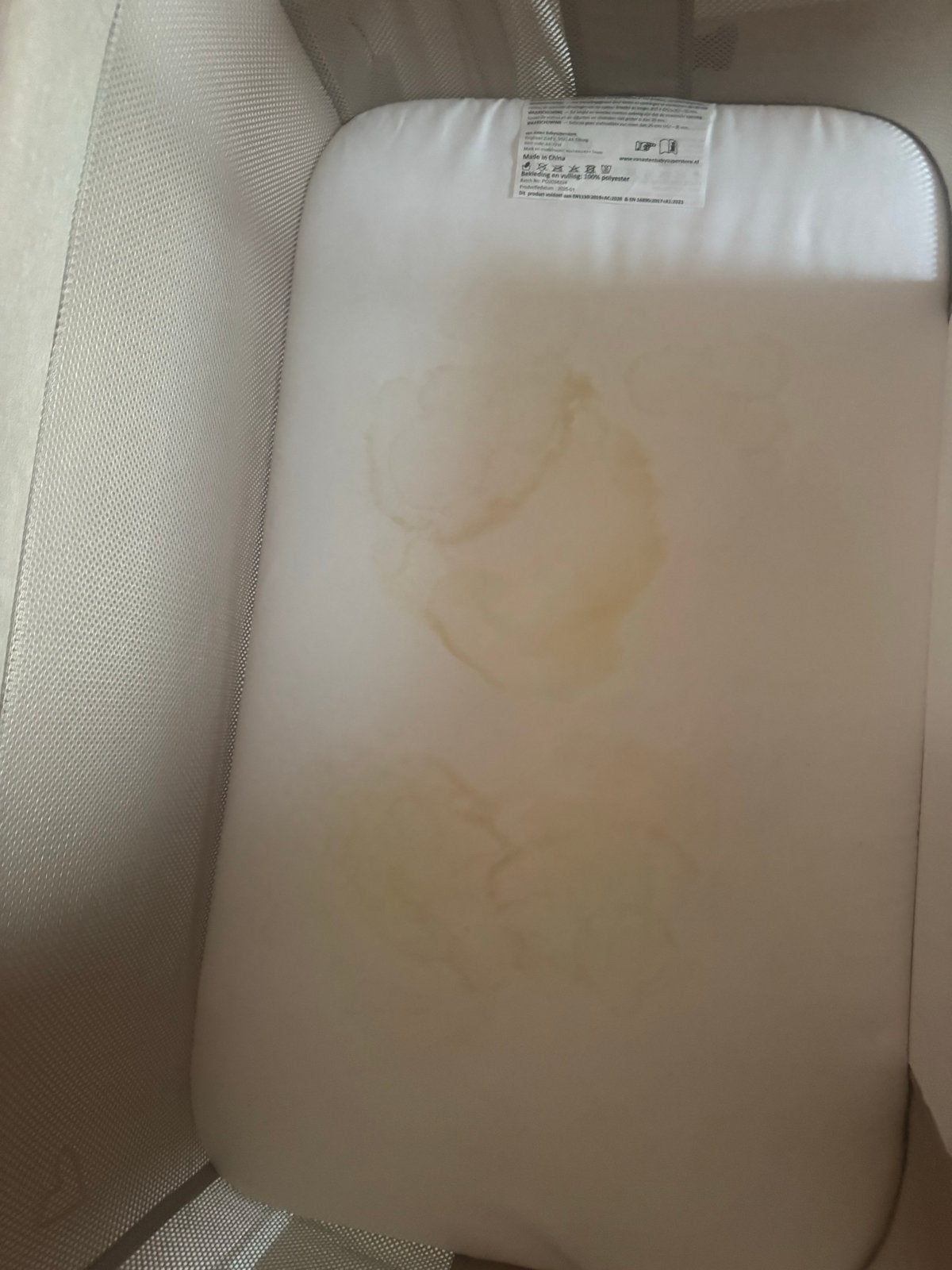 Novi co-sleeper/wiegje in beige, Kinderen en Baby's, Babywiegjes en Ledikanten, Ophalen of Verzenden, Gebruikt, Wieg