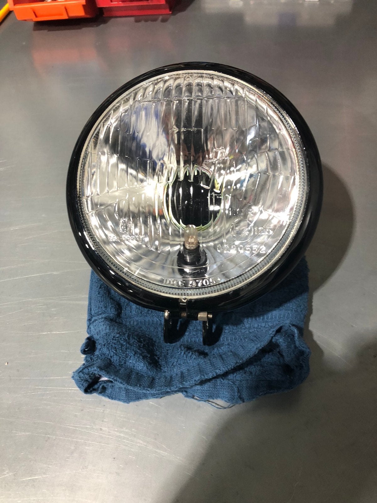 Harley chopper koplamp, Motoren, Ophalen of Verzenden, Gebruikt