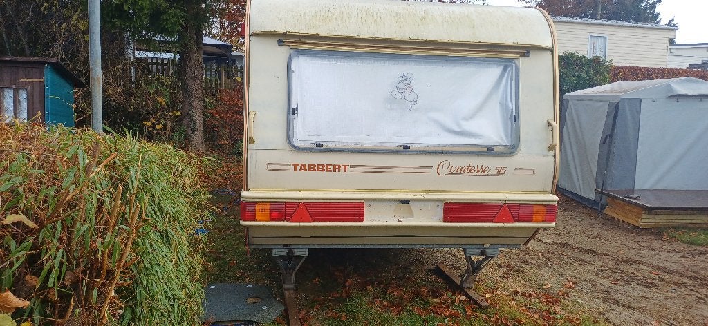 Te koop Tabbert comtesse 515, Vast bed, Kachel, Rondzit, Tabbert