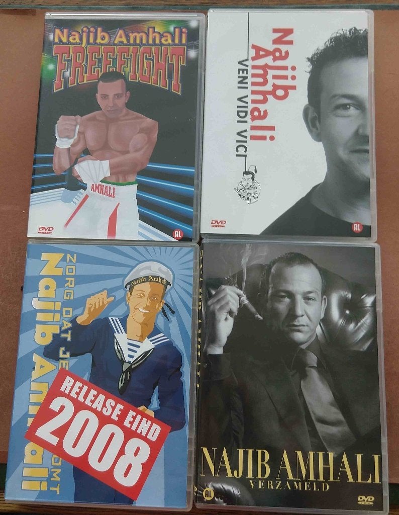 Najib Amhali DVD 's - hoeft niet in 1 koop, Alle leeftijden, Ophalen of Verzenden, Zo goed als nieuw, Stand-up of Theatershow