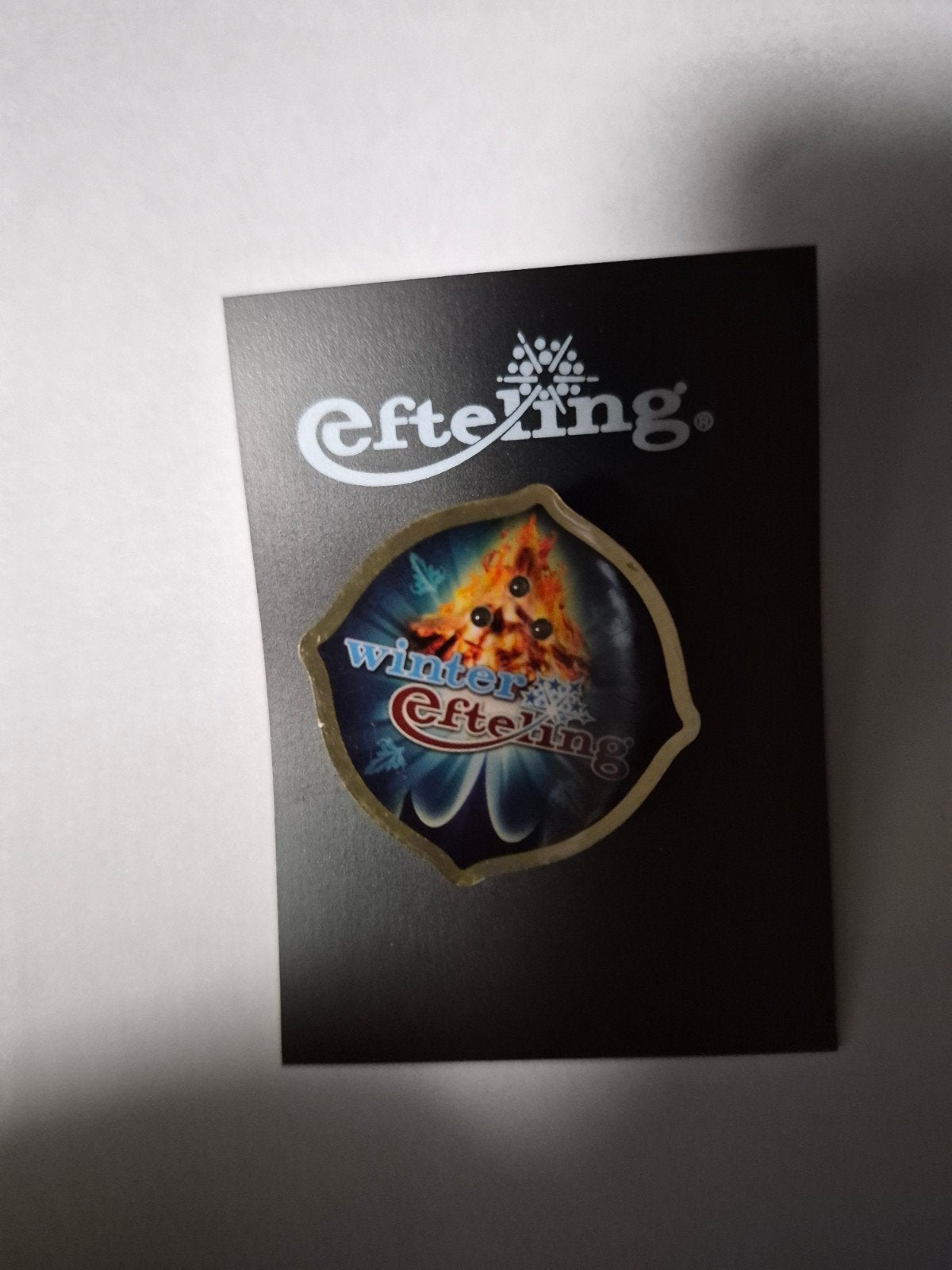 Efteling Winter Efteling Pin Speldje, Ophalen of Verzenden, Zo goed als nieuw, Button of Speldje