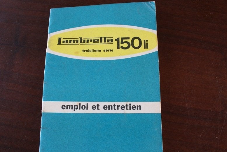 Lambretta 150Li 1962 scooter emploi et entretien instructie, Motoren, Ophalen of Verzenden, Overige merken
