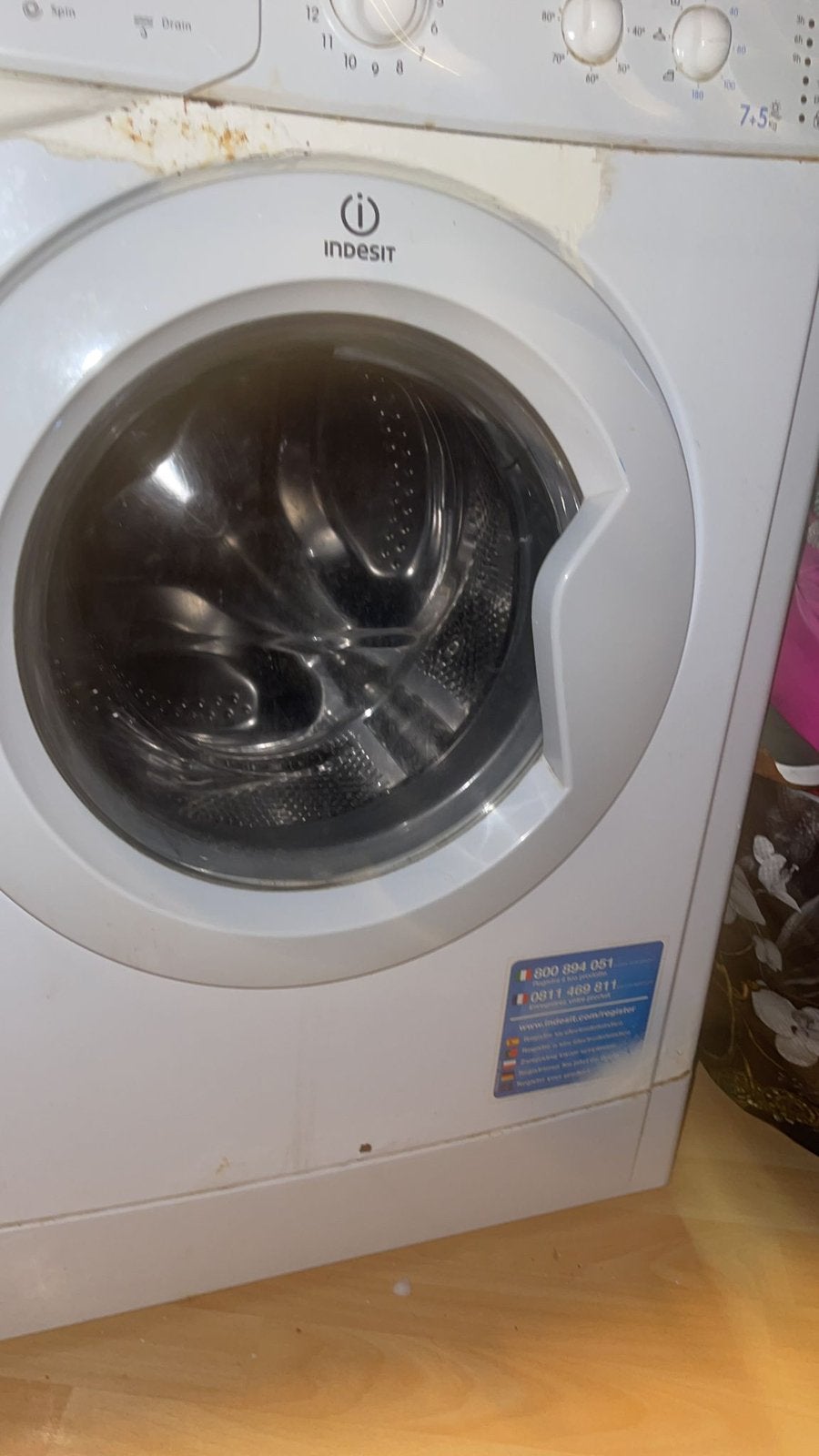 Gratis wasmachine af te halen, Witgoed en Apparatuur, Ophalen, Zo goed als nieuw, 1200 tot 1600 toeren, 85 tot 90 cm