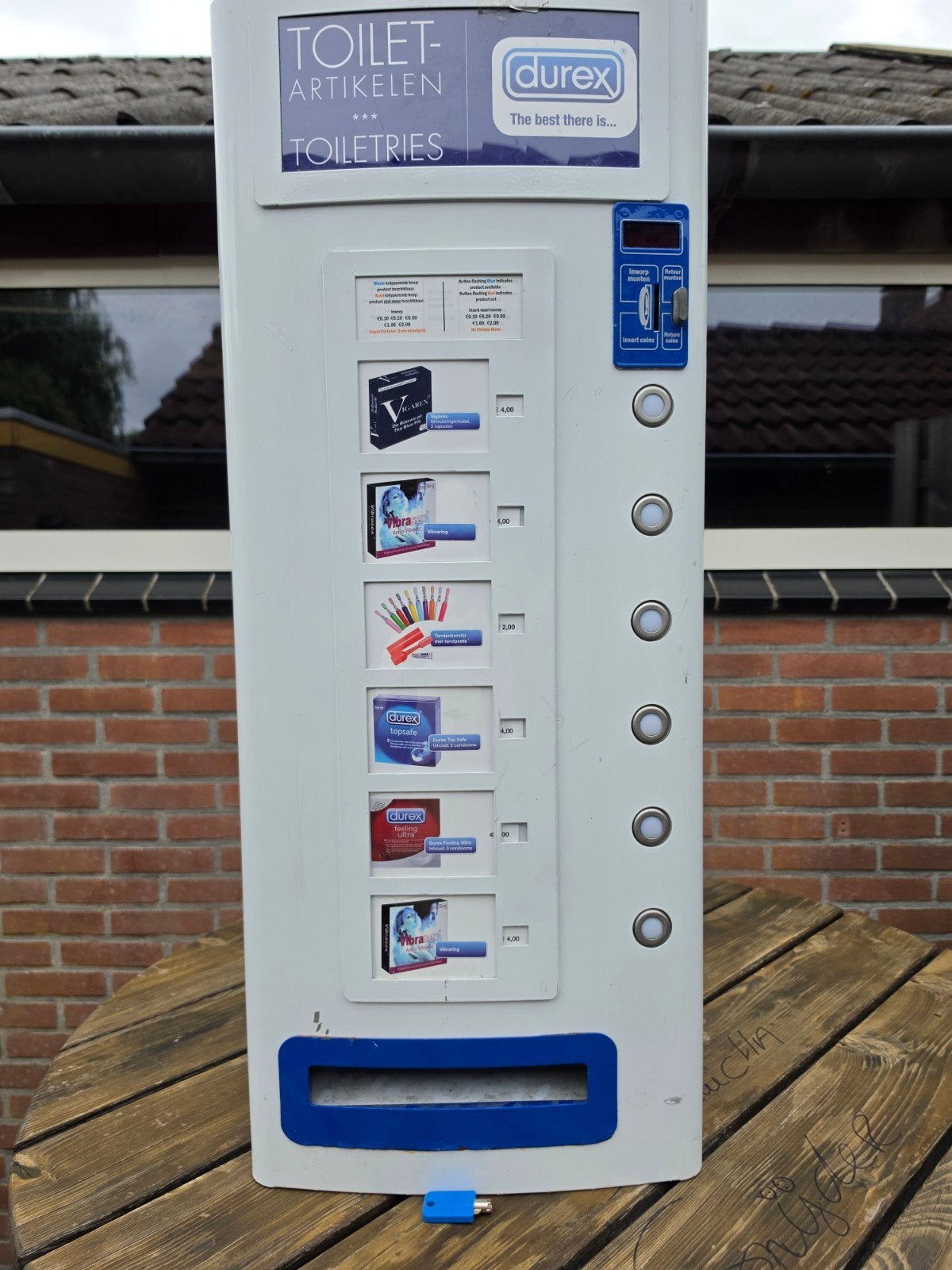 condoomautomaat, Verzamelen, Automaten | Overige, Ophalen