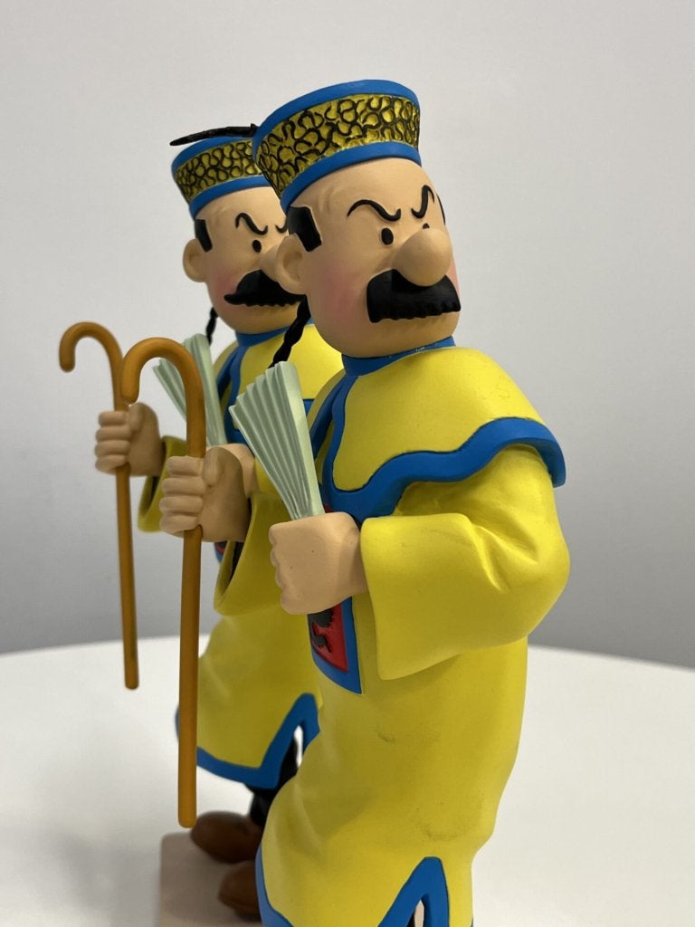 Kuifje Beeld Jansen & Jansen Geel 30 cm LMDT, Herge Moulinsart, Nieuw, Niet ingevuld, Niet ingevuld
