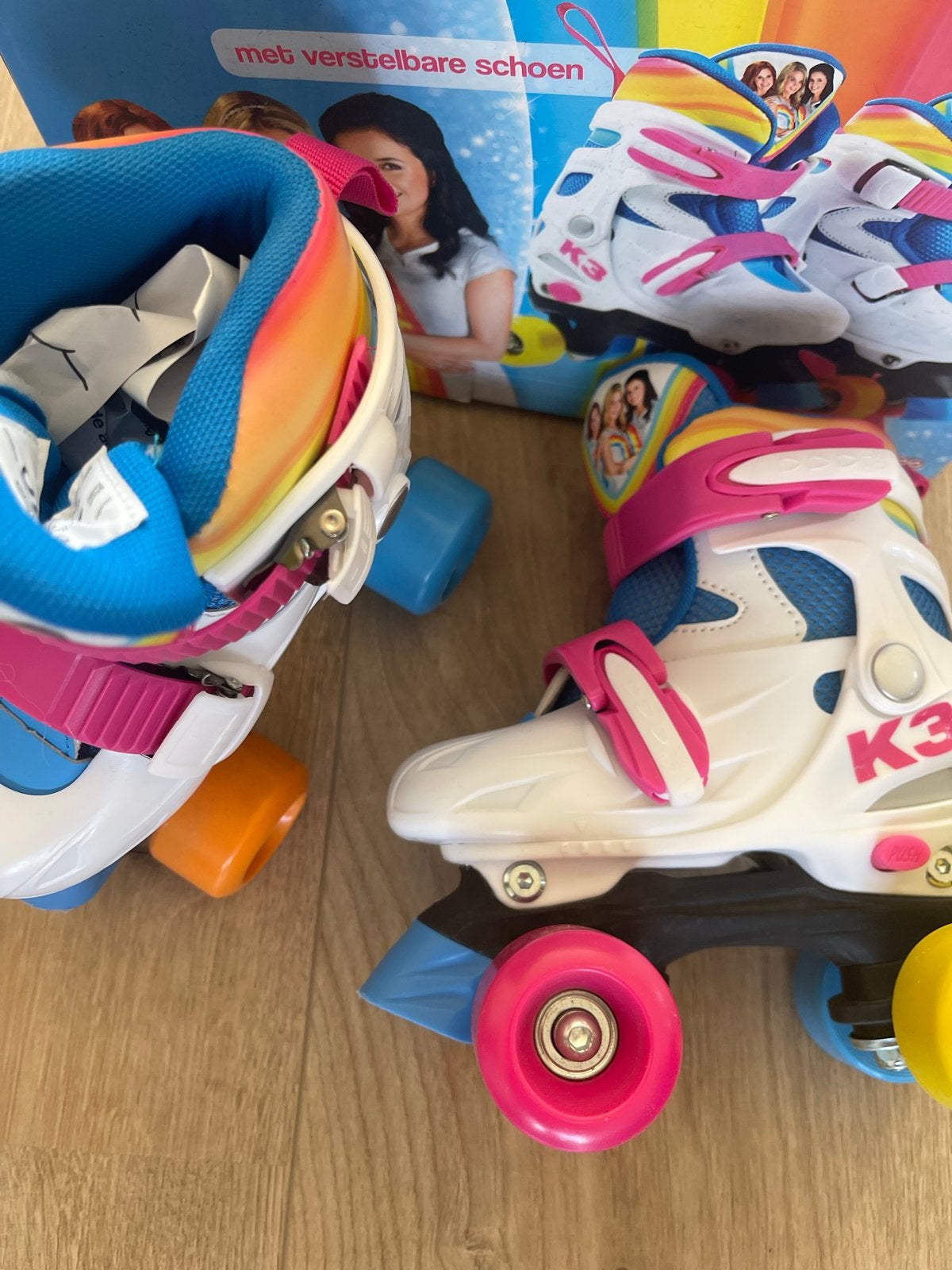 K3 rolschaatsen - Verstelbaar (maat 27-30), Ophalen, Verstelbaar, Nieuw, Kinderen
