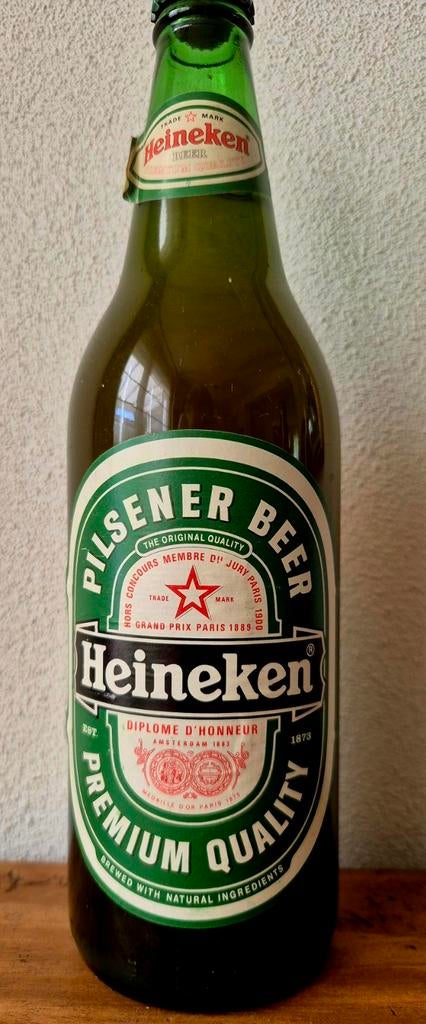 Fles HEINEKEN bier OLANDA 66cl SPECIALE FLES MILANO 1993, Ophalen of Verzenden, Zo goed als nieuw, Flesje(s), Heineken