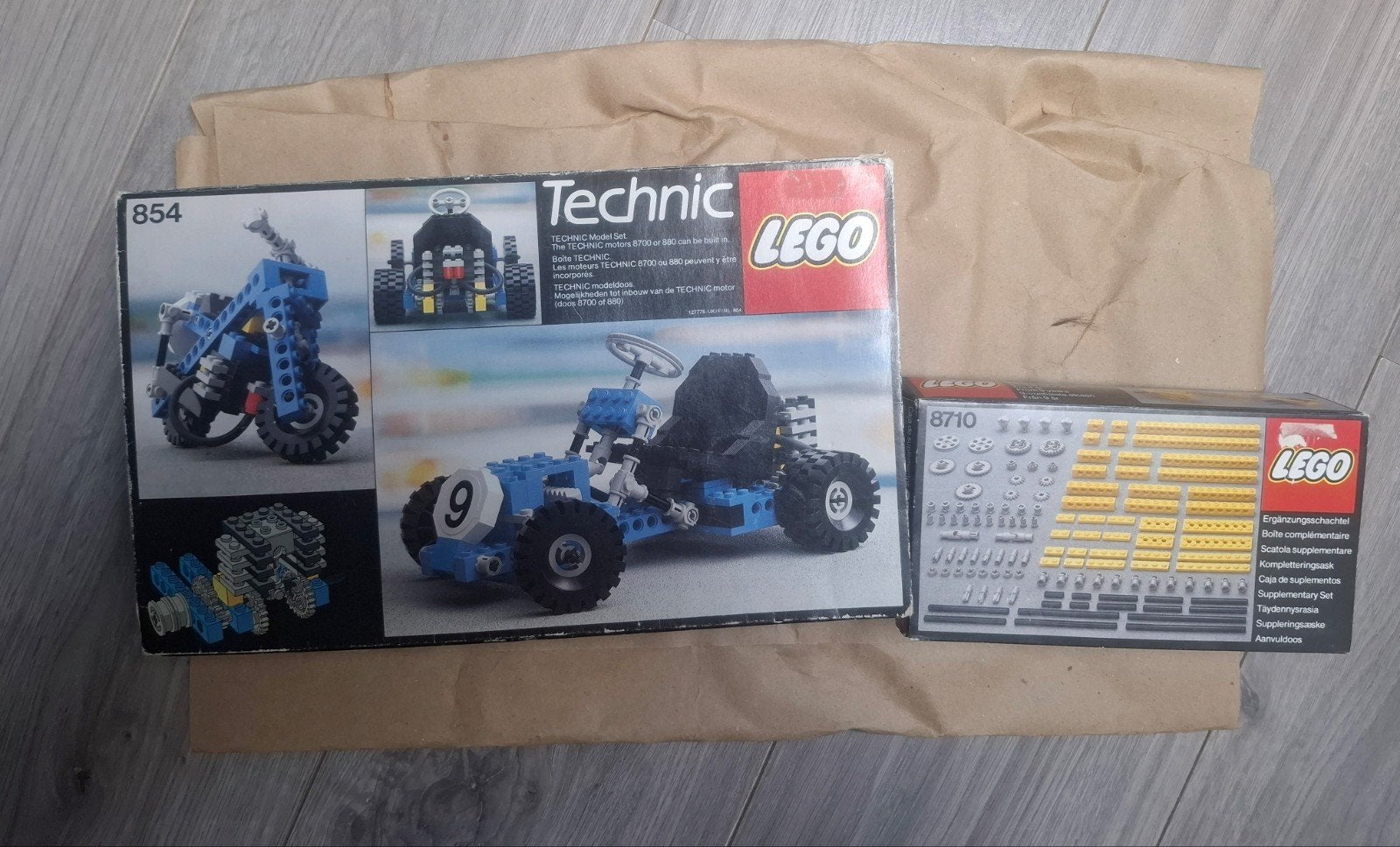 Vintage Lego 854 en 8710, Ophalen, Gebruikt