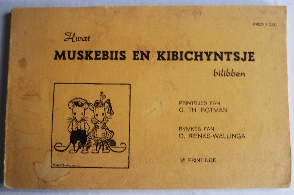 Muskebiis en Kibichytsje Fries - Muisjes verhaal 1958, Eén stripboek, Ophalen of Verzenden, Gelezen