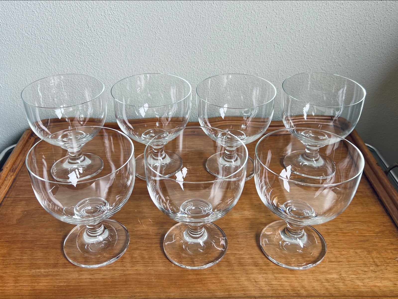 7 Vintage Cristallerie Zwiesel Sea Isle Dessertschaaltjes, Ophalen