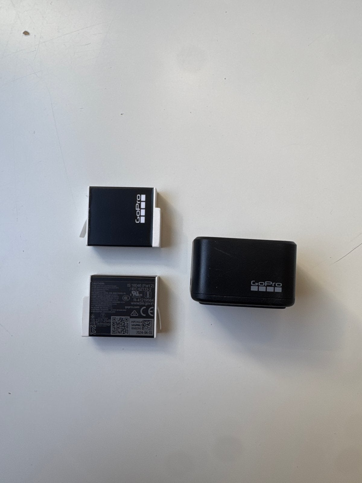 GoPro batterijen en oplader
