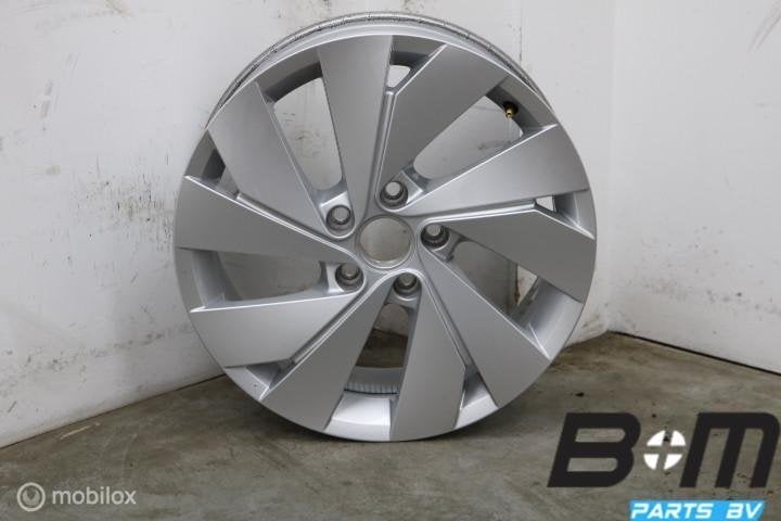 ORIGINEEL! 1 losse 17 inch Belmont velg VW Golf 8 5H0601025B, Gebruikt, Velg(en)