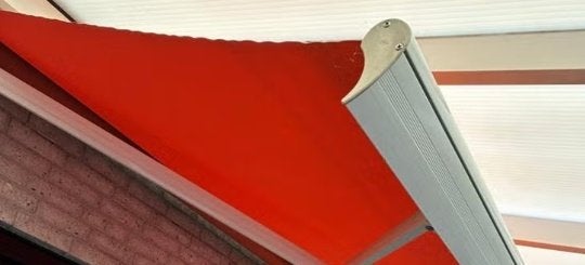 zonnenscherm XL, Ophalen, Gebruikt, 450 cm of meer, Elektrisch